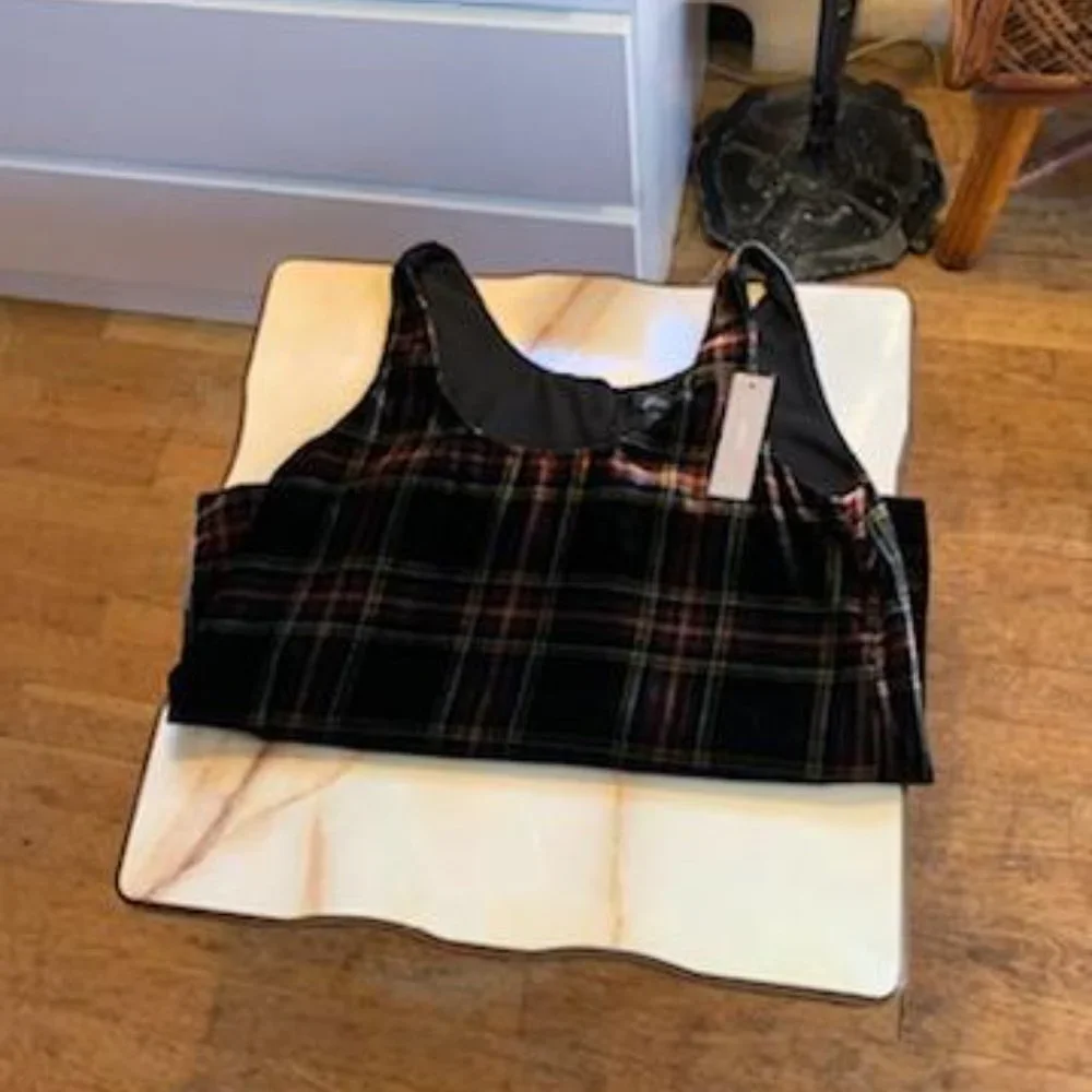 J Crew  Stewart Tartan top